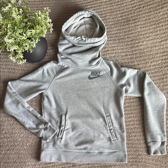 Nike Gray Hoodie - Picture 1 of 5